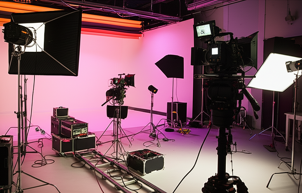 Premium cinematic studio setup